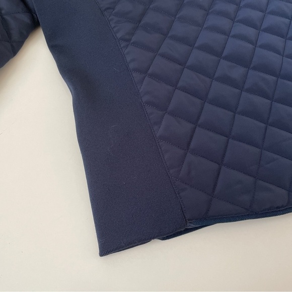 Tommy Hilfiger Quilted Navy Blue Full Zip Winter Jacket, Size S Small - Picture 14 of 15